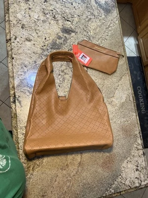 Bolso de Mano Hobo 2 Piezas Caramelo Montana West Slouchy, Monedero con Bolsa, NUEVO CON ETIQUETAS Foto 1 de 4