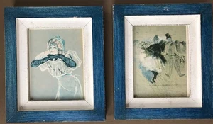 Set 2 Vtg Toulouse-Lautrec Le Moulin de la Galette & Yvette Guilbert 8x6.75 - Picture 1 of 8