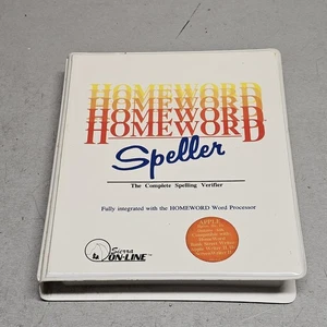 Sierra Online HomeWord Rechtschreibung persönliche Textverarbeitung Hülle mit Kassette & 5-1/4" - Bild 1 von 12