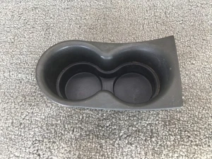 1995-97 Blazer Jimmy OEM Center Console Front Cup Holder Insert Plastic Graphite - Picture 1 of 5