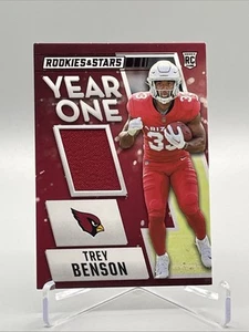 2024 Panini Rookies & Stars Year One #37 Trey Benson, Arizona Cardinals RC - Picture 1 of 2