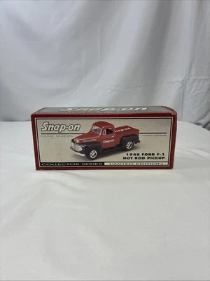 Herramientas Snap-on 1948 Ford F-1 Hot Rod Pickup y 1940 Ford Truck 1/25 Coin Bank Nuevo de Lote Antiguo Foto 1 de 4