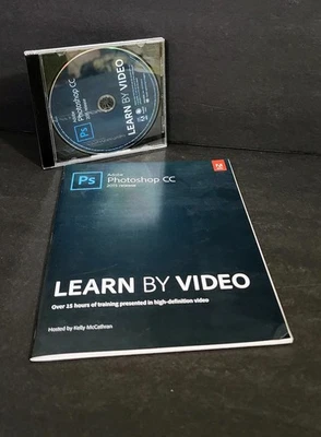 Adobe Photoshop CC 2015 Learn by Video DVD & Training Booklet – Complete Set - Image 1 of 4