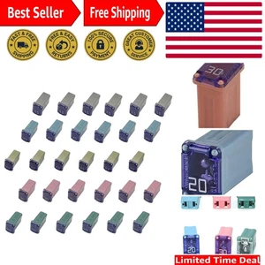 Effizientes 30-teiliges Mini-KFZ-Sicherungsset - Schützen Sie die Elektrik Ihres Fahrzeugs! - Bild 1 von 8