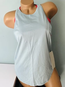Lululemon Pima Cotton Sweat Date Singlet Muscle Tank Size 6 NWT Pure Blue - Picture 1 of 4