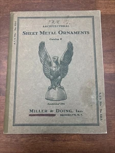 Miller / ARCHITECTURAL SHEET METAL ORNAMENTS Catalog K A.I.A File No 12-l 1st ed - Picture 1 of 18