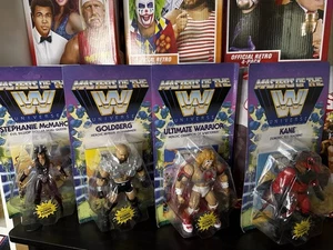 Mattel WWE Masters Of The Universe set completo di 4 Wave 6 lotto non perforati - Foto 1 di 11