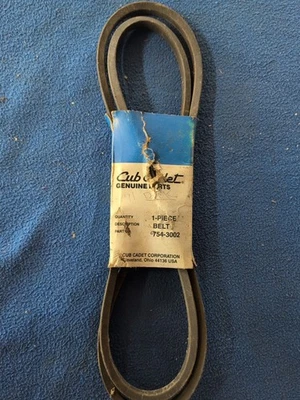 Cinturón de repuesto original OEM Cub Cadet 754-3002 954-3002 IH 473468R2 Foto 1 de 4