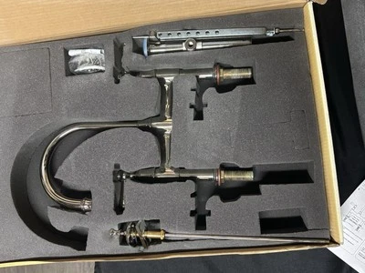 Mezclador de puente de lavabo Rohl Perrin and Rowe Georgian 3H montaje en cubierta U.3798LSP-PN-02 Foto 1 de 4