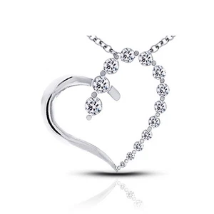 0.62 CTW E-VS1 Round Brilliant Earth Mined Certified Diamonds 14k Gold Pendant - Picture 1 of 2