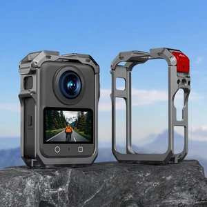 Metal Cage for DJI For Osmo 360 with Cold Shoe Mount and Expandable Features - Picture 1 of 11