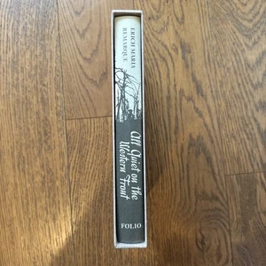 All Quiet On the Western Front - Erich Mari Remarque - Hardback Folio Society - Picture 1 of 8