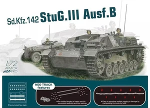 1:72 DRAGON Stug.Iii Ausf.B W/Neo Track Kit DR7636 - Foto 1 di 2