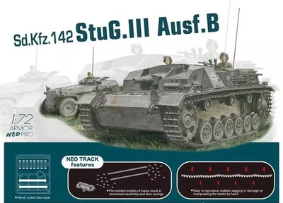 1:72 DRAGON Stug.Iii Ausf.B W/Neo Track Kit DR7636 - Immagine 1 di 2