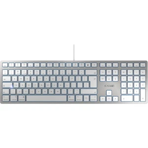 Cherry Wired Keyboard for Mac Slim Quiet Keys Macbook Mini iMac with USB-C Port - Picture 1 of 13