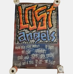 Lost Angels Movie Soundtrack Original Vintage 1989 Poster Soundgarden The Cure - Picture 1 of 8