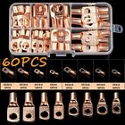 Wire Printed Copper Tube Terminals Battery Welding Cable Lug Ring Crimp Kit