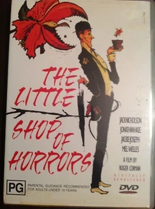 THE LITTLE SHOP OF HORRORS Jack Nicholson New Unsealed B&W DVD R4 - Picture 1 of 3
