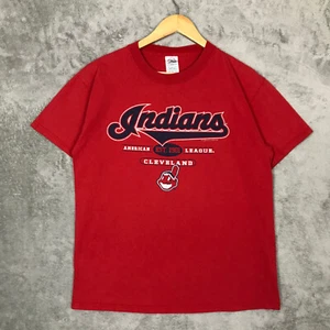 MLB Cleveland Indians Delta Magnum Weight Hombres Camiseta Gráfica Manga Corta Mediana - Imagen 1 de 9