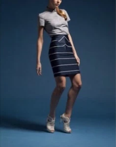 Hugo Boss Rock DE 36 IT40 marine weiß gestreift - Bild 1 von 4