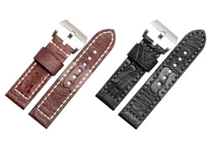 Hochwertiges Echtleder Uhrenarmband Armband passend (für) -Panerai- - Bild 1 von 8