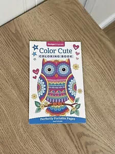Color Cute Colouring Book By Jess Volinski Paperback Inspiring Quotes - Picture 1 of 4