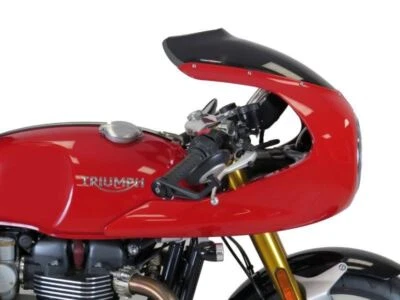 Tinte de luz Triumph Thruxton R Track Racer 440 mm abatible/alta PANTALLA Powerbronze. Foto 1 de 3