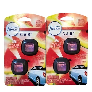 Limited Edition Febreze Car Watermelon, 2 Packs of Twin Clips Per Lot New HTF - Picture 1 of 5