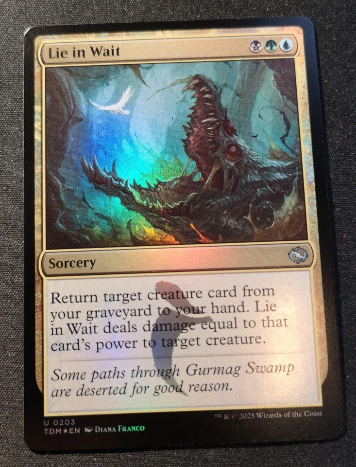 Lie In Wait - Foil - TDM - MTG - EN - NM - 0203 - Image 1 of 1