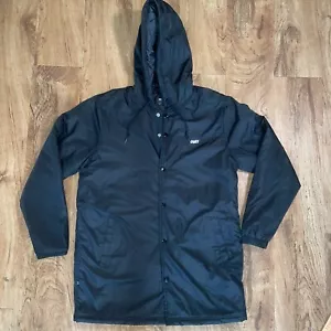 MENS OBEY PROPOGANDA HEAVY DUTY SNAP & PUFFER JACKET COAT Size M Quilted Lined - Picture 1 of 13