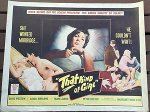 Póster de la película de colección That Kind of Girl 22x28 Margaret Rose Keil David Weston - Imagen 1 de 13