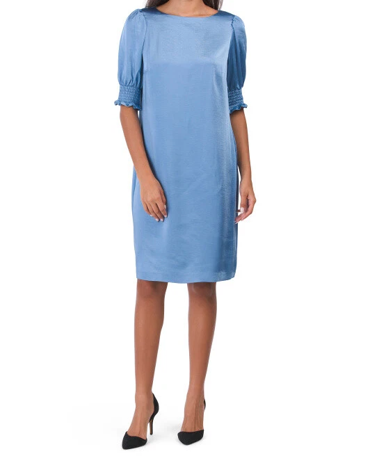 Anne Klein Green Lace Cotton Sheath Dress Size 14