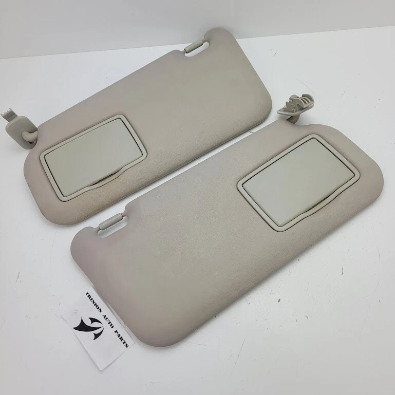 Mazda Mazda2 2013 parasol juego de 2 con espejo gris sin tornillos Foto 1 de 4