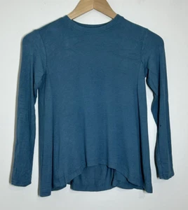 Athleta Girl Long Sleeve Thumbholes Ribbed Top Shirt Size S/7 - Picture 1 of 5