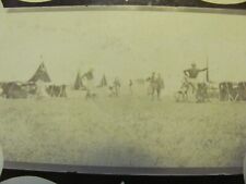 Soldiers in Campground 1903 Antique RPPC Photo- SIGNED.