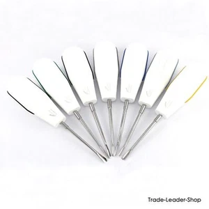 7 Pcs white Dental Root Elevators Oral Surgery PDL Luxating Tooth loosening - Picture 1 of 8