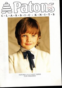 Patons Knitting Pattern Classic Knits 55-80 cm 5, 8, 12 ply - Picture 1 of 2