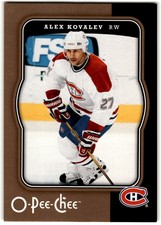 2007-08 O-Pee-Chee Toys'R'Us Jumbos Alex Kovalev* #TRU5 Montreal Canadiens