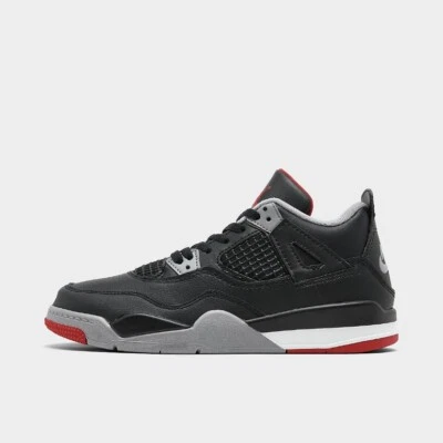 Jordan 4 Bred Reimagined Toddler & Little Kids Sizes 4c to 3Y BQ7670/BQ7669-006 - Image 1 of 2