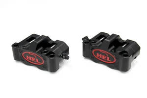HEL Performance 4 Piston Radial Brake Calipers Kit (100mm Black) Left and Right - Picture 1 of 12