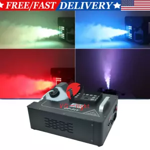 Best Sale Jet Smoke machine 1500W RGB Stage Effect Machine For Disco DJ Wedding - Picture 1 of 4