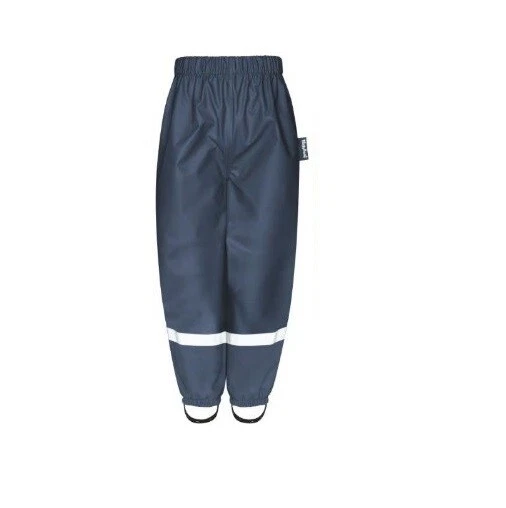 Playshoes Regenhose Buddelhose Innenfleece marine Gr 128 Innenfutter Kinder