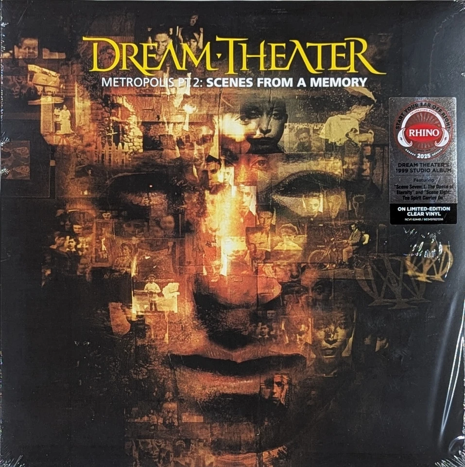 DREAM THEATER Metropolis Pt. 2 SEALED limited edition 2LP Clear Vinyl SYEOR Foto 1 de 1