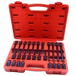 Set Kit 26 Pz Inserti Torx Chiavi a Bussola 1/2 Lunghe Auto Meccanico FS-43612 - Foto 1 di 3