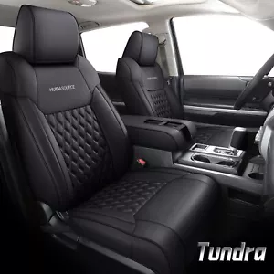Tundra Seat Covers, Front & Rear Leather Car Seat Cover, Waterproof Car Seat ... - Picture 1 of 9