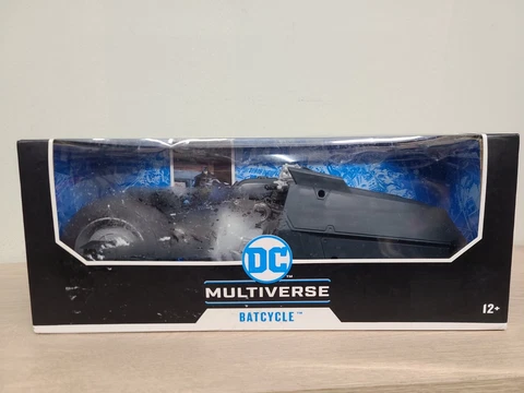 McFarlane Toys DC Multiverse Vehicle White Knight Batcycle with Art Card Cover