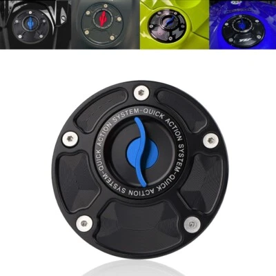 Tapa de tanque de gasolina de apertura rápida para YAMAHA YZF-R3 YZF-R6/S YZF-R7 YZF-R1/M Foto 1 de 4