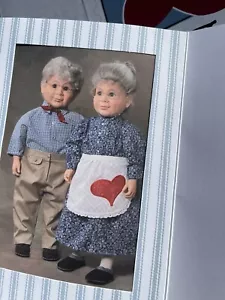 Liebe Tante Polly & Onkel Pete ältere Therapie Puppen IOB mit Zertifikat und Extras - Bild 1 von 12