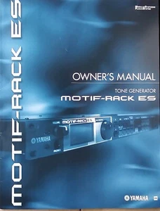 Yamaha Motif Rack ES Synthesizer MIDI Module Original Owner's Manual Book, Japan - Picture 1 of 3