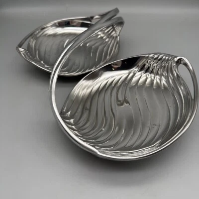 Antiguo Raro Christofle Canna Doble Taza Cesta Edición Limitada Art Nouveau Siglo XX Foto 1 de 4